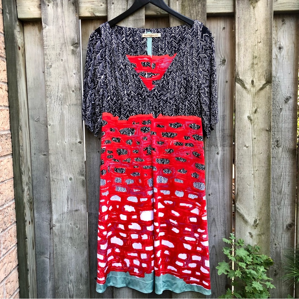 Balenciaga Deep V neck dress